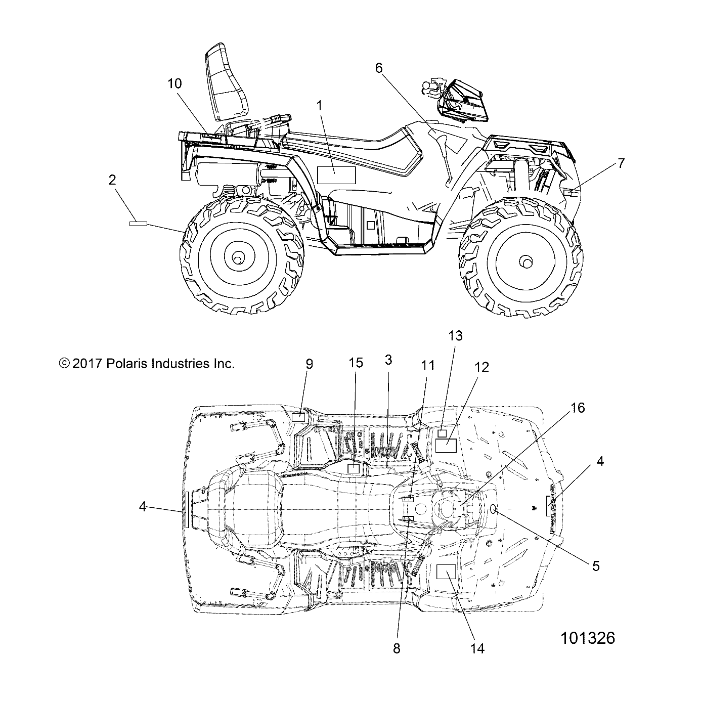 BODY, DECALS - A18SDA57B7/E57B5